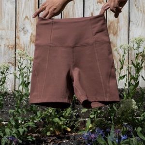 Girlfriend Collective High Rise Run Short Acorn SM